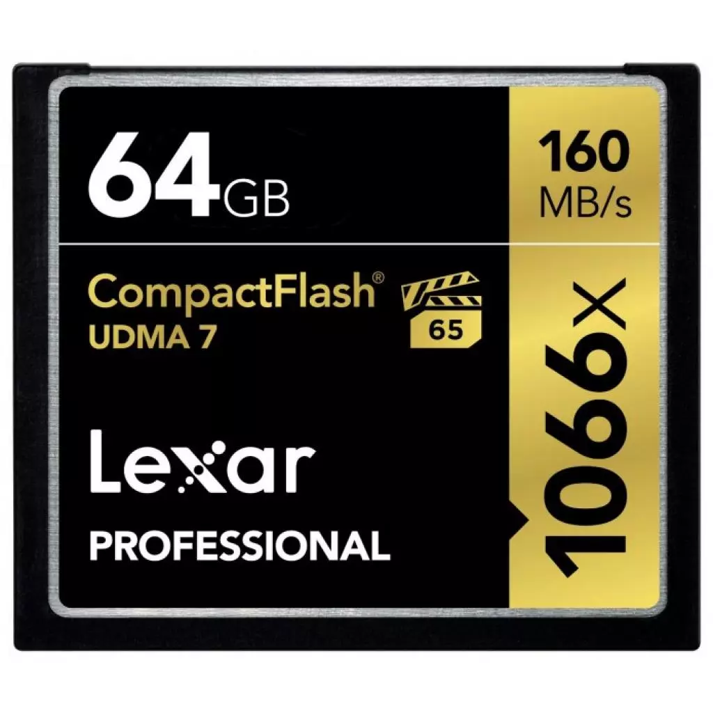 Карта памяти Lexar 64Gb Compact Flash 1066x Professional (LCF64GCRBEU1066)