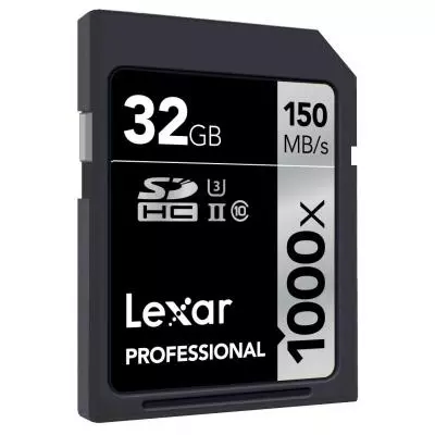 Карта памяти Lexar 32GB SDHC class 10 UHS-II U3 4K (LSD32GCRBEU1000) - 1 Карта памяти Lexar 32GB SDHC class 10 UHS-II U3 4K (LSD32GCRBEU1000) - 1