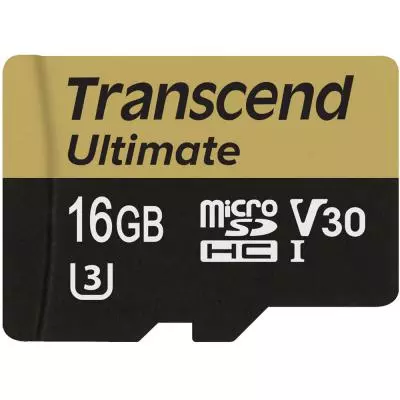 Карта памяти Transcend 16GB microSDHC class 10 UHS-I U3 MLC (TS16GUSDU3M) - 1 Карта памяти Transcend 16GB microSDHC class 10 UHS-I U3 MLC (TS16GUSDU3M) - 1