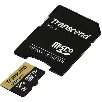 Карта памяти Transcend 16GB microSDHC class 10 UHS-I U3 MLC (TS16GUSDU3M) - 2 Карта памяти Transcend 16GB microSDHC class 10 UHS-I U3 MLC (TS16GUSDU3M) - 2