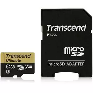 Карта памяти Transcend 64GB microSDXC class 10 UHS-I U3 MLC (TS64GUSDU3M)