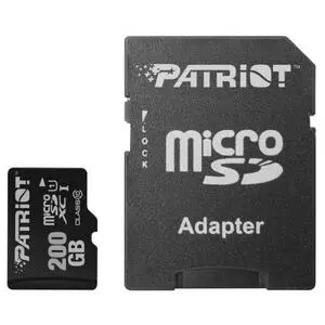 Карта памяти Patriot 200GB microSD class 10 UHS-I (PSF200GMCSDXC10)