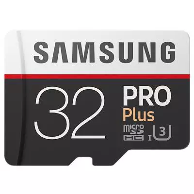 Карта памяти Samsung 32GB microSD class 10 PRO PLUS UHS-I G3 (MB-MD32GA/RU)