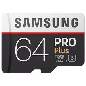 Карта памяти Samsung 64GB microSD class 10 PRO PLUS UHS-I G3 (MB-MD64GA/RU)
