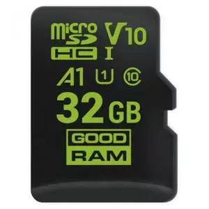 Карта памяти Goodram 32GB microSDHC Class 10 UHS-I (M1A0-0320R11)