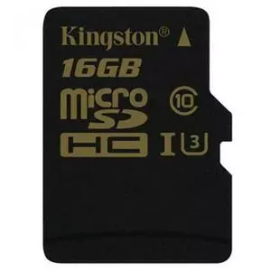 Карта памяти Kingston 16GB microSDHC class 10 UHS-I U3 (SDCG/16GBSP)