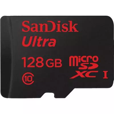 Карта памяти SanDisk 128GB microSDXC class 10 UHS-I (SDSQUNB-128G-GN3MN)