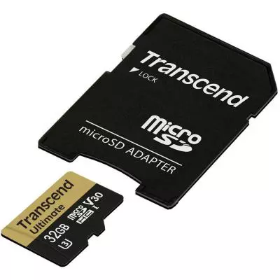 Карта памяти Transcend 32GB microSDHC class 10 UHS-I U3 MLC (TS32GUSDU3M) - 2 Карта памяти Transcend 32GB microSDHC class 10 UHS-I U3 MLC (TS32GUSDU3M) - 2
