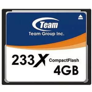 Карта памяти Team 4GB Compact Flash 233x (TCF4G23301)