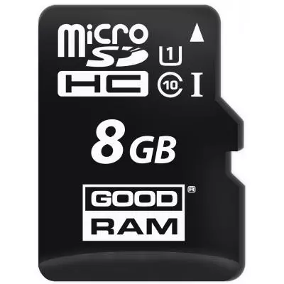 Карта памяти Goodram 8GB microSD Class 10 UHS-I (M1A0-0080R11)