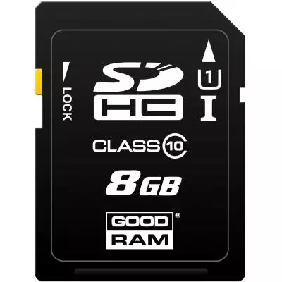 Карта памяти Goodram 8GB SDHC Class 10 UHS-I (S1A0-0080R11)