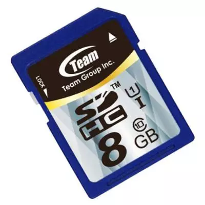 Карта памяти Team 8GB SDHC Class 10 (TSDHC8GUHS01) - 1 Карта памяти Team 8GB SDHC Class 10 (TSDHC8GUHS01) - 1