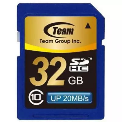 Карта памяти Team 32GB SDHC Class 10 (TSDHC32GCL1001)