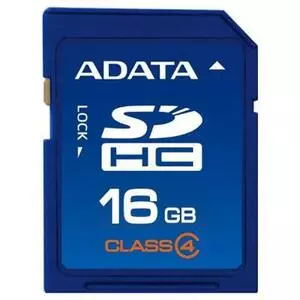 Карта памяти ADATA 16GB SDHC class 4 (ASDH16GCL4-R)