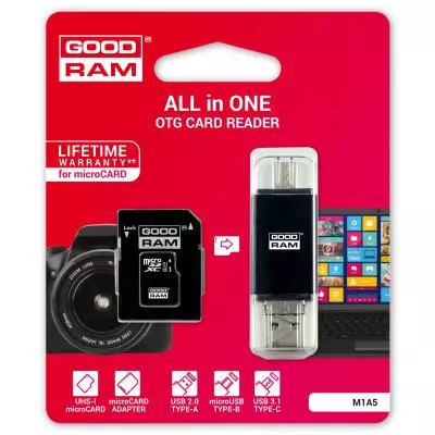 Карта памяти Goodram 64GB miсroSDXC class 10 UHS-I (M1A5-0640R11) - 7