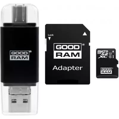 Карта памяти Goodram 64GB miсroSDXC class 10 UHS-I (M1A5-0640R11)