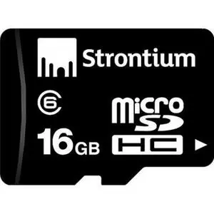 Карта памяти Strontium Flash 16GB microSD class 6 (SR16GTFC6A)