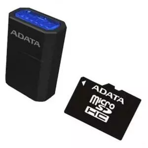 Карта памяти ADATA 8GB microSDHC Class 4 (AUSDH8GCL4-RM3BKBL)