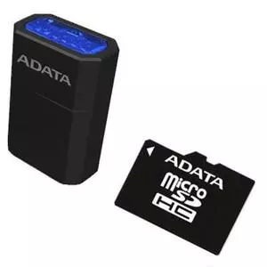 Карта памяти ADATA 16GB microSDHC Class 4 (AUSDH16GCL4-RM3BKBL)
