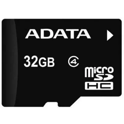 Карта памяти ADATA 32GB microSDHC Class 4 (AUSDH32GCL4-RM3BKBL) - 1 Карта памяти ADATA 32GB microSDHC Class 4 (AUSDH32GCL4-RM3BKBL) - 1
