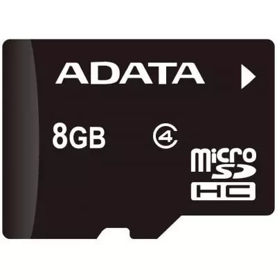 Карта памяти ADATA 8GB microSDHC Class 4 (AUSDH8GCL4-ROTGMBK) - 2