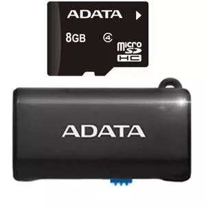 Карта памяти ADATA 8GB microSDHC Class 4 (AUSDH8GCL4-ROTGMBK)