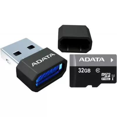Карта памяти ADATA 32GB microSD class 10 UHS-I (AUSDH32GUICL10-RM3BKBL) - 2