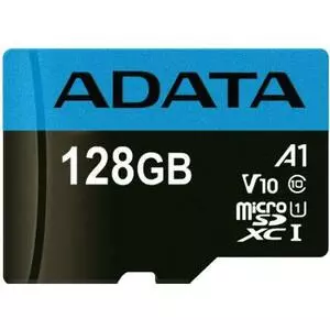 Карта памяти ADATA 128GB microSD class 10 UHS-I A1 Premier (AUSDX128GUICL10A1-R)