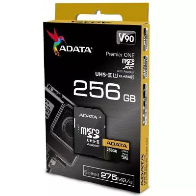 Карта памяти ADATA 256GB microSD class 10 UHS-II U3 (AUSDX256GUII3CL10-CA1) - 4 Карта памяти ADATA 256GB microSD class 10 UHS-II U3 (AUSDX256GUII3CL10-CA1) - 4