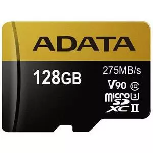 Карта памяти ADATA 128GB microSD class 10 UHS-II U3 (AUSDX128GUII3CL10-C)