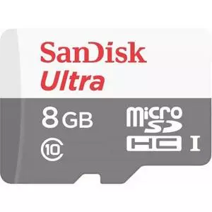 Карта памяти SanDisk 8GB microSDHC class 10 UHS-I Ultra (SDSQUNB-008G-GN3MN)
