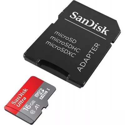 Карта памяти SanDisk 16GB microSDHC class 10 UHS-I A1 Ultra (SDSQUAR-016G-GN6TA) - 3 Карта памяти SanDisk 16GB microSDHC class 10 UHS-I A1 Ultra (SDSQUAR-016G-GN6TA) - 3