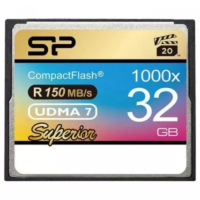 Карта памяти Silicon Power 32GB Compact Flash 1000X (SP032GBCFC1K0V10)