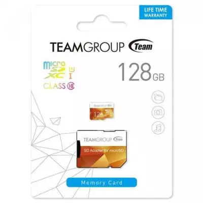 Карта памяти Team 128GB microSDXC class 10 UHS-I (TCUSDX128GUHS42) - 2 Карта памяти Team 128GB microSDXC class 10 UHS-I (TCUSDX128GUHS42) - 2