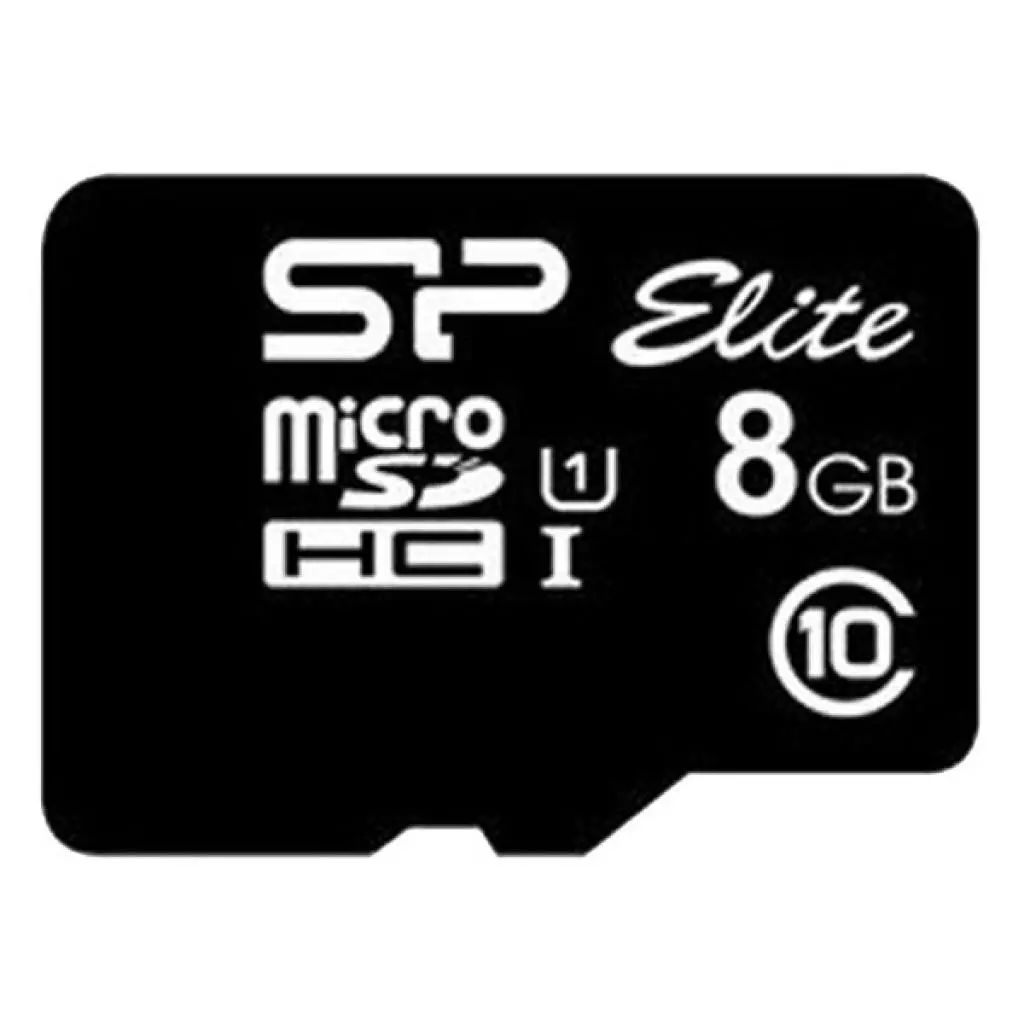 Карта памяти Silicon Power 8Gb microSDHC class 10 (SP008GBSTHBU1V10)