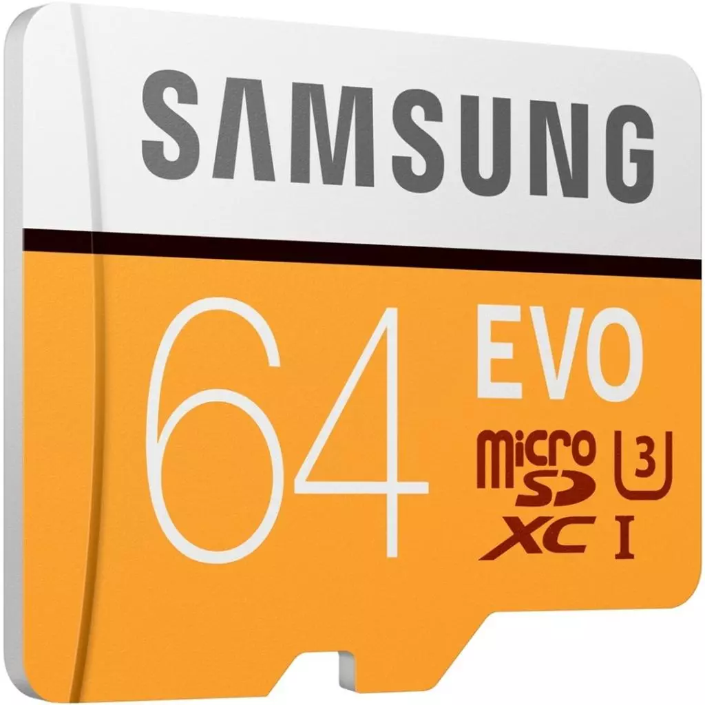 Карта памяти Samsung 64GB microSD class 10 UHS-I U3 Evo (MB-MP64GA/APC) - 1 Карта памяти Samsung 64GB microSD class 10 UHS-I U3 Evo (MB-MP64GA/APC) - 1
