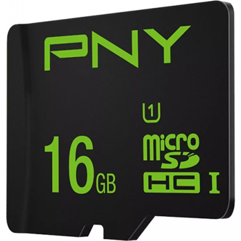 Карта памяти PNY flash 16GB microSDHC class 10 UHS-I (SDU16GHIGPER-1-EF) - 2