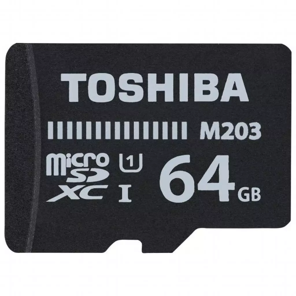 Карта памяти Toshiba 64GB microSDHC class 10 UHS-I M203 U1 (THN-M203K0640EA) - 1 Карта памяти Toshiba 64GB microSDHC class 10 UHS-I M203 U1 (THN-M203K0640EA) - 1