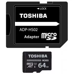 Карта памяти Toshiba 64GB microSDHC class 10 UHS-I M203 U1 (THN-M203K0640EA)