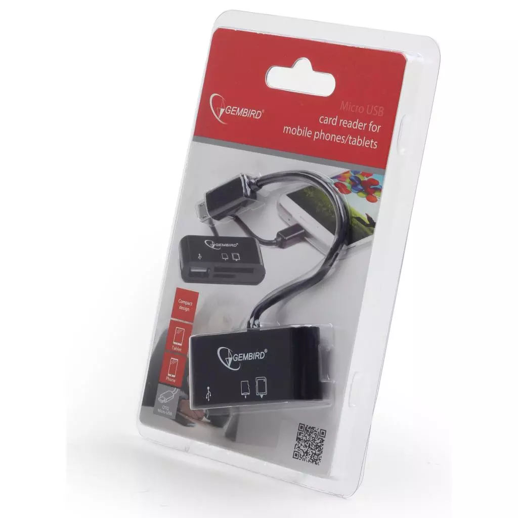 Считыватель флеш-карт Gembird UHB-OTG-01 - 1