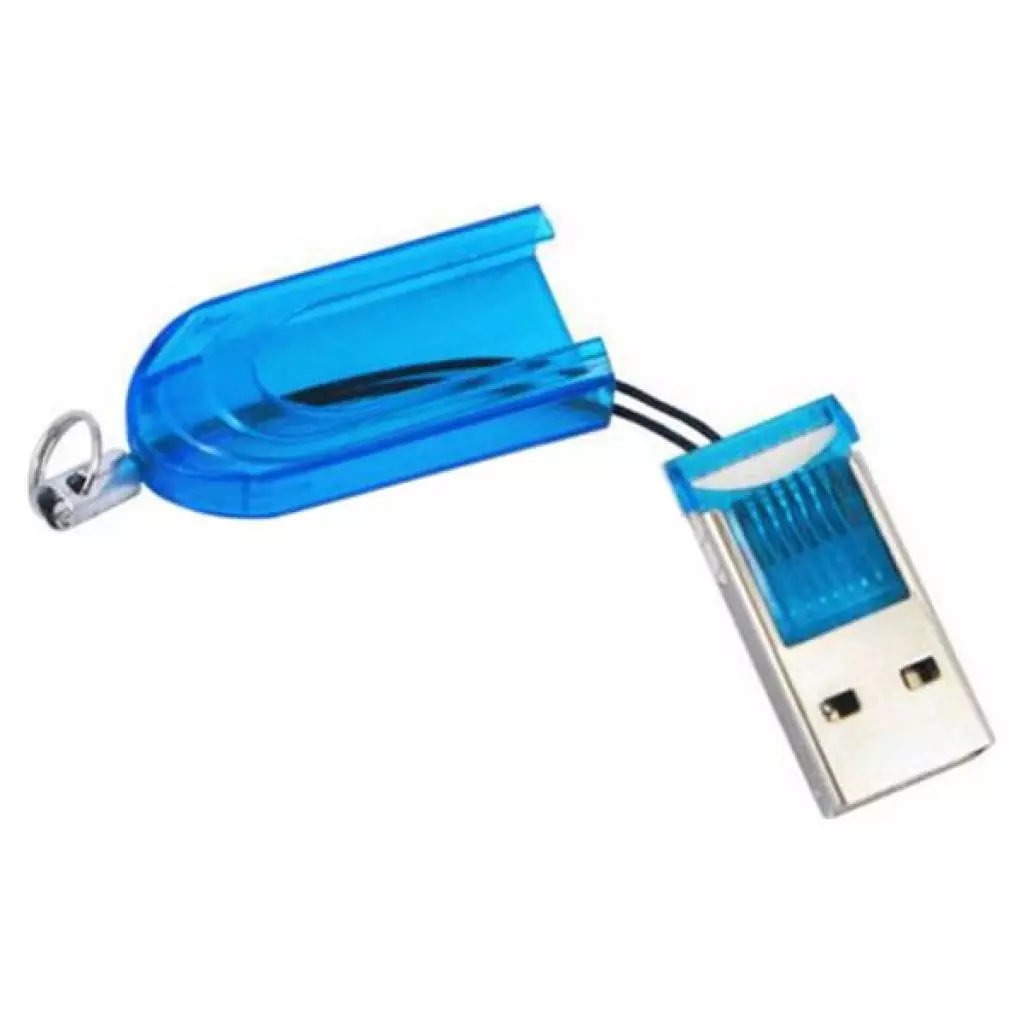 Считыватель флеш-карт ST-Lab MicroSD/TF (U-373 blue) - 1 Считыватель флеш-карт ST-Lab MicroSD/TF (U-373 blue) - 1