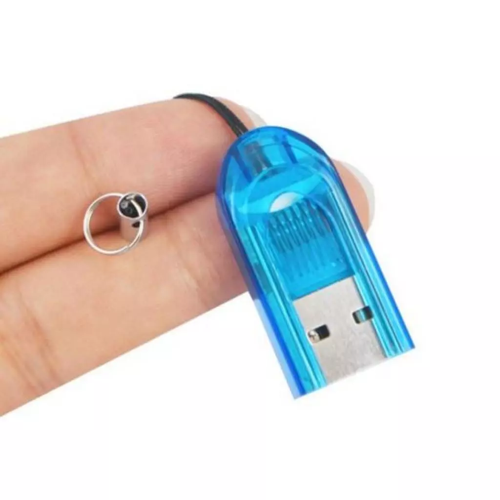 Считыватель флеш-карт ST-Lab MicroSD/TF (U-373 blue) - 2 Считыватель флеш-карт ST-Lab MicroSD/TF (U-373 blue) - 2