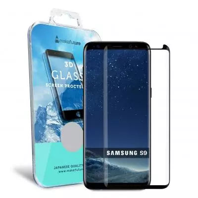 Пленка защитная MakeFuture для Samsung S9 Black 3D (MF3D-SS9B)