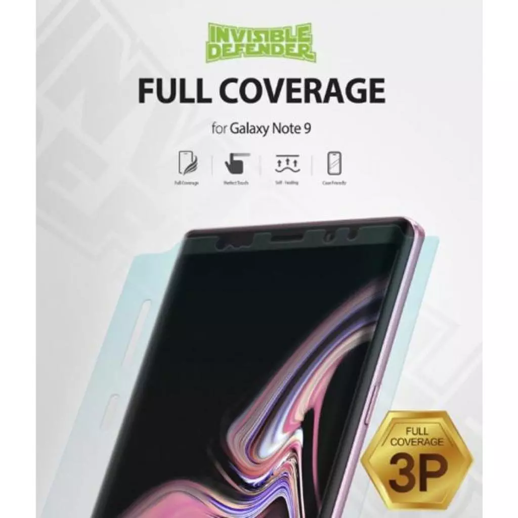 Пленка защитная Ringke для телефона Samsung Galaxy Note 9 Full Cover (RGS4470)