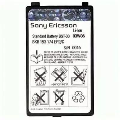 Аккумуляторная батарея для телефона SonyEricsson BST-30