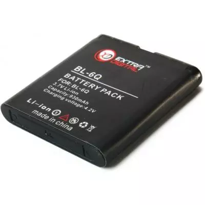 Аккумуляторная батарея для телефона Extradigital Nokia BL-6Q (DV00DV6034) - 4 Аккумуляторная батарея для телефона Extradigital Nokia BL-6Q (DV00DV6034) - 4
