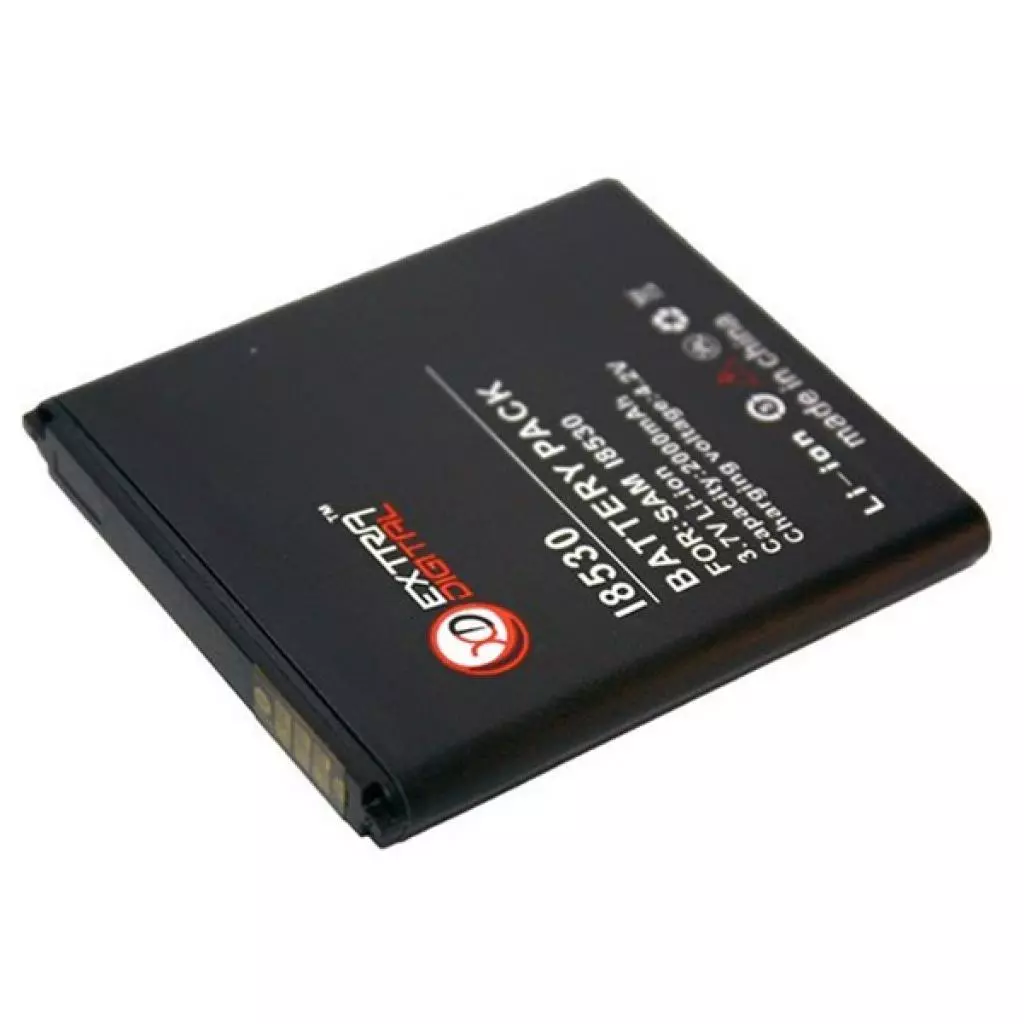 Аккумуляторная батарея для телефона Extradigital Samsung GT-i8530 Galaxy Beam (2000 mAh) (DV00DV6131) - 1 Аккумуляторная батарея для телефона Extradigital Samsung GT-i8530 Galaxy Beam (2000 mAh) (DV00DV6131) - 1