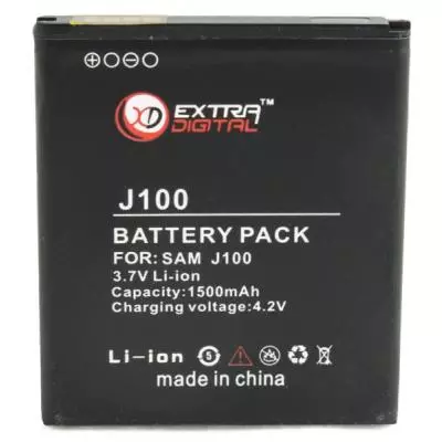 Аккумуляторная батарея для телефона Extradigital Samsung Galaxy J1 Duos SM-J100 (1500 mAh) (BMS6239)