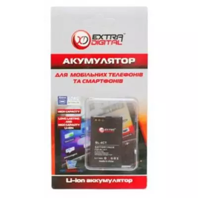 Аккумуляторная батарея для телефона Extradigital Nokia BL-4CT (850 mAh) (BMN6268) - 2 Аккумуляторная батарея для телефона Extradigital Nokia BL-4CT (850 mAh) (BMN6268) - 2