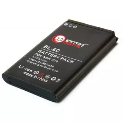 Аккумуляторная батарея для телефона Extradigital Nokia BL-6C (900 mAh) (DV00DV6029) - 4